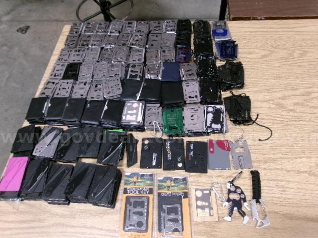 Lot of Approx. (735) Credit Card Knives and Tools.