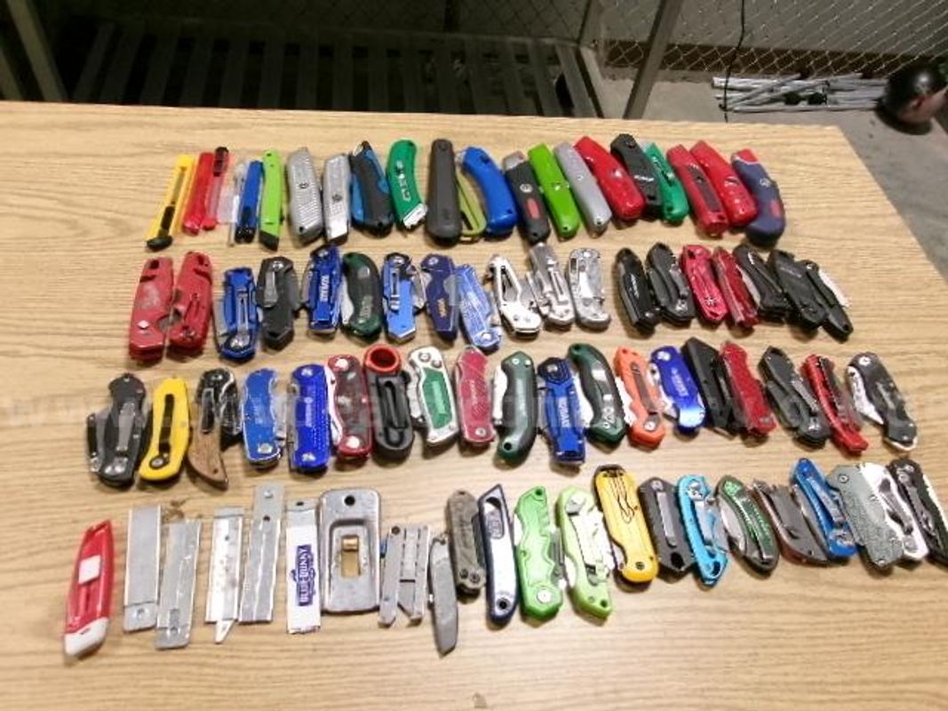 Lot of (80) Various Box Knives.