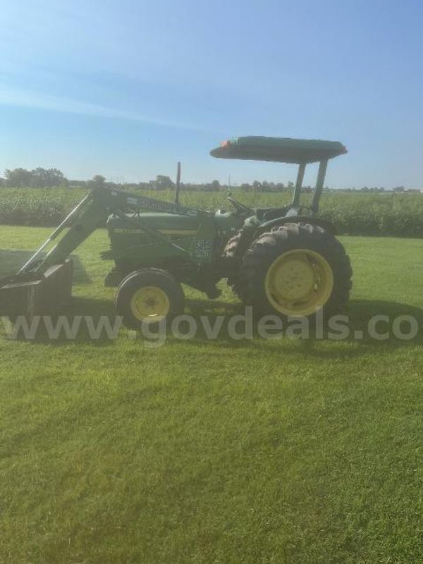 Lot of (1) John Deere 850 Tractor with Front End Loader.