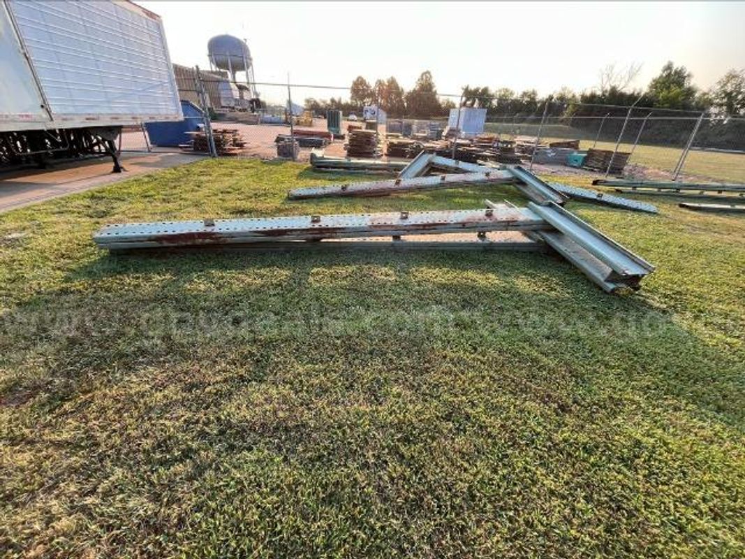Lot of a Large Industrial Shelving Unit.