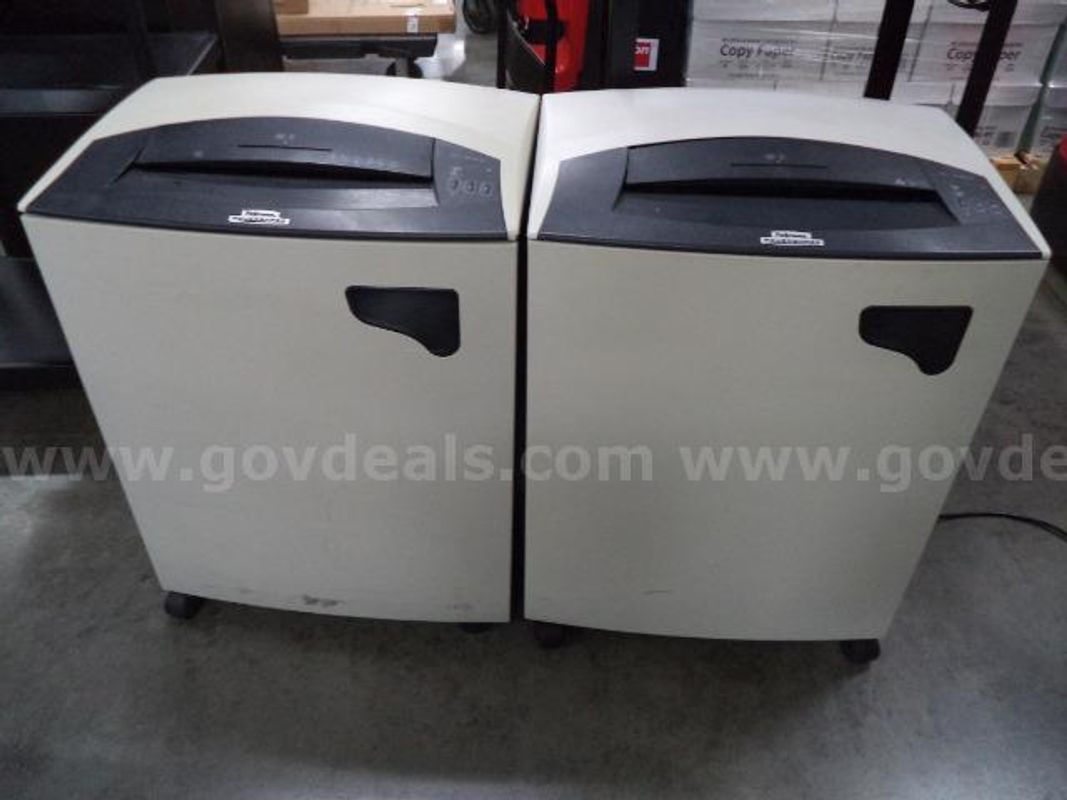 Lot of (2) Fellowes Paper Shredders.