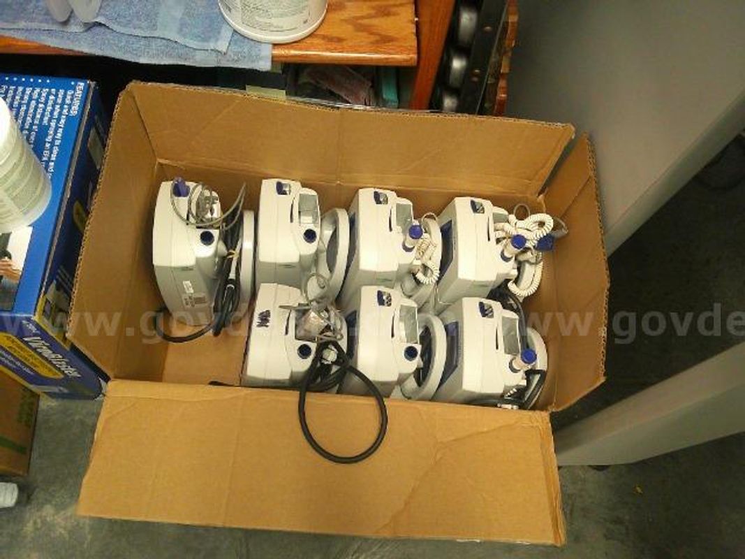 Lot of (7) Welch Allyn Spot Vital Machines.