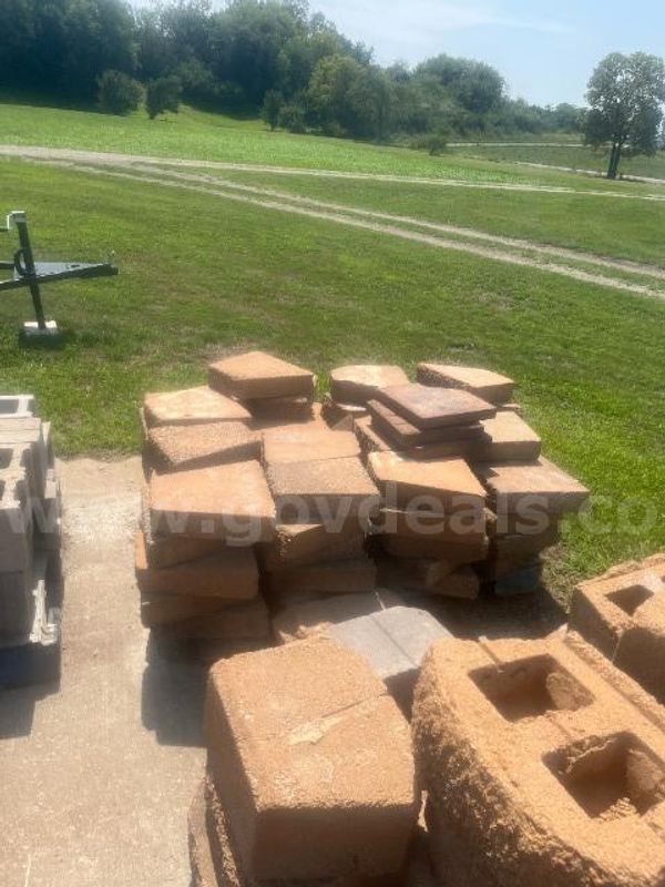 Lot of (245) Landscaping Blocks and (150) Top Cap Blocks.