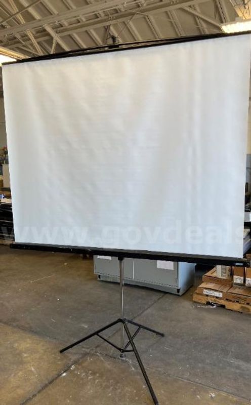 Lot of (1) Bretford Projection Screen
