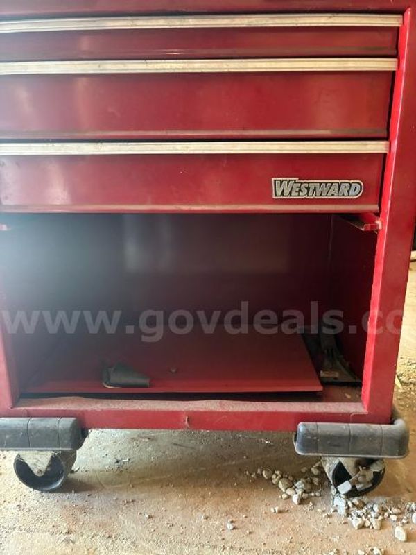 Red 3-Drawer Rolling Tool Box