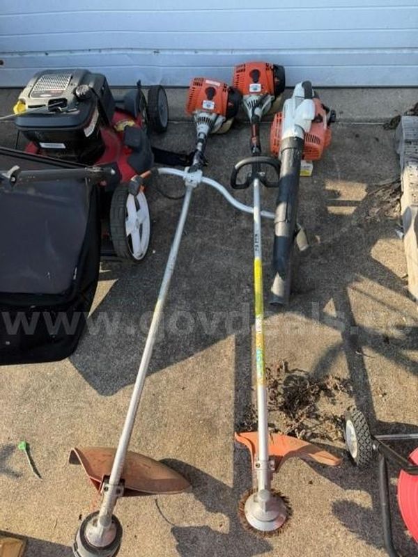 Lawn Maintenance Equipment Lot (Sod Cutter, Mowers & Trimmers)