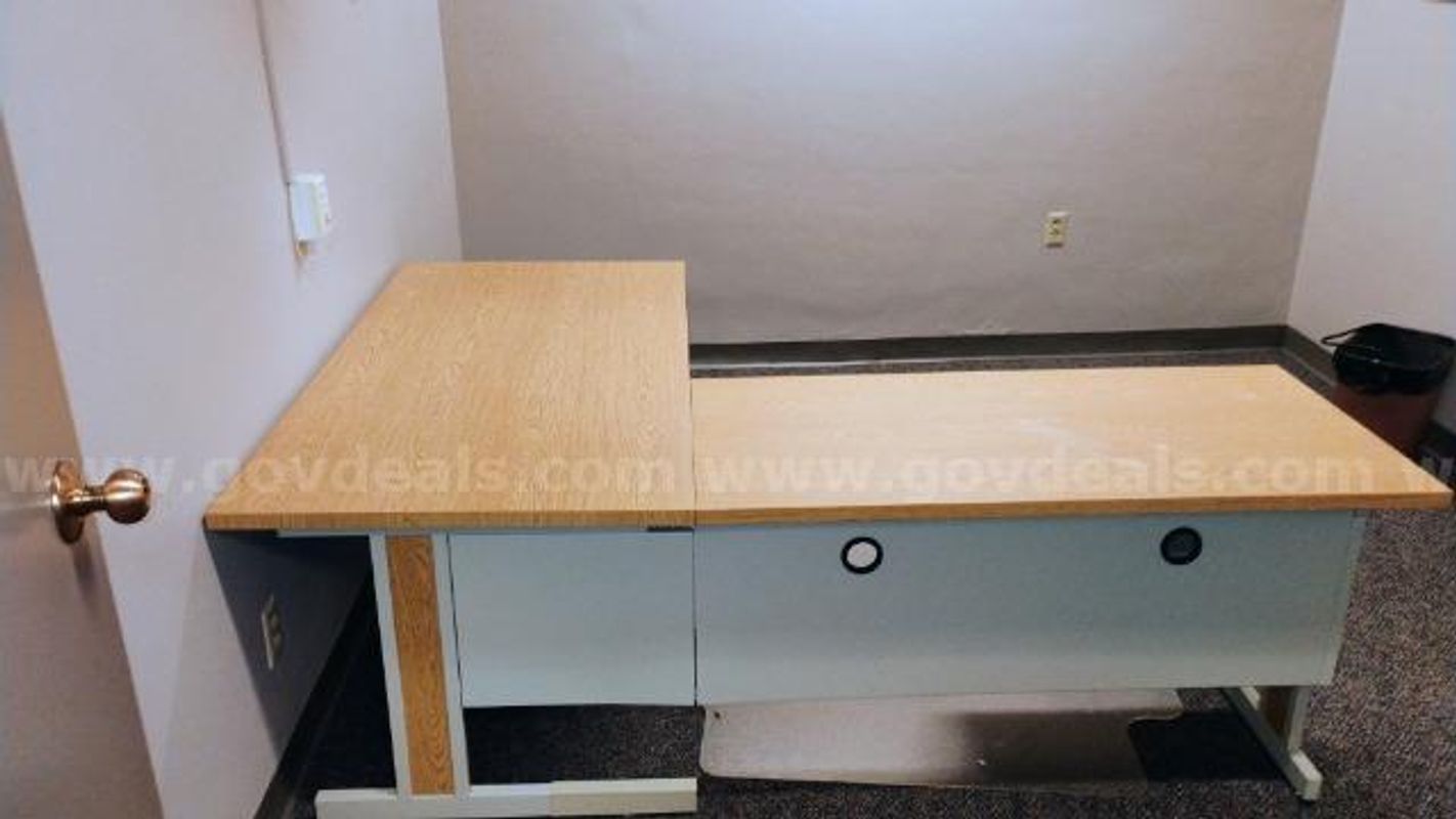 L-Shape Metal Desk
