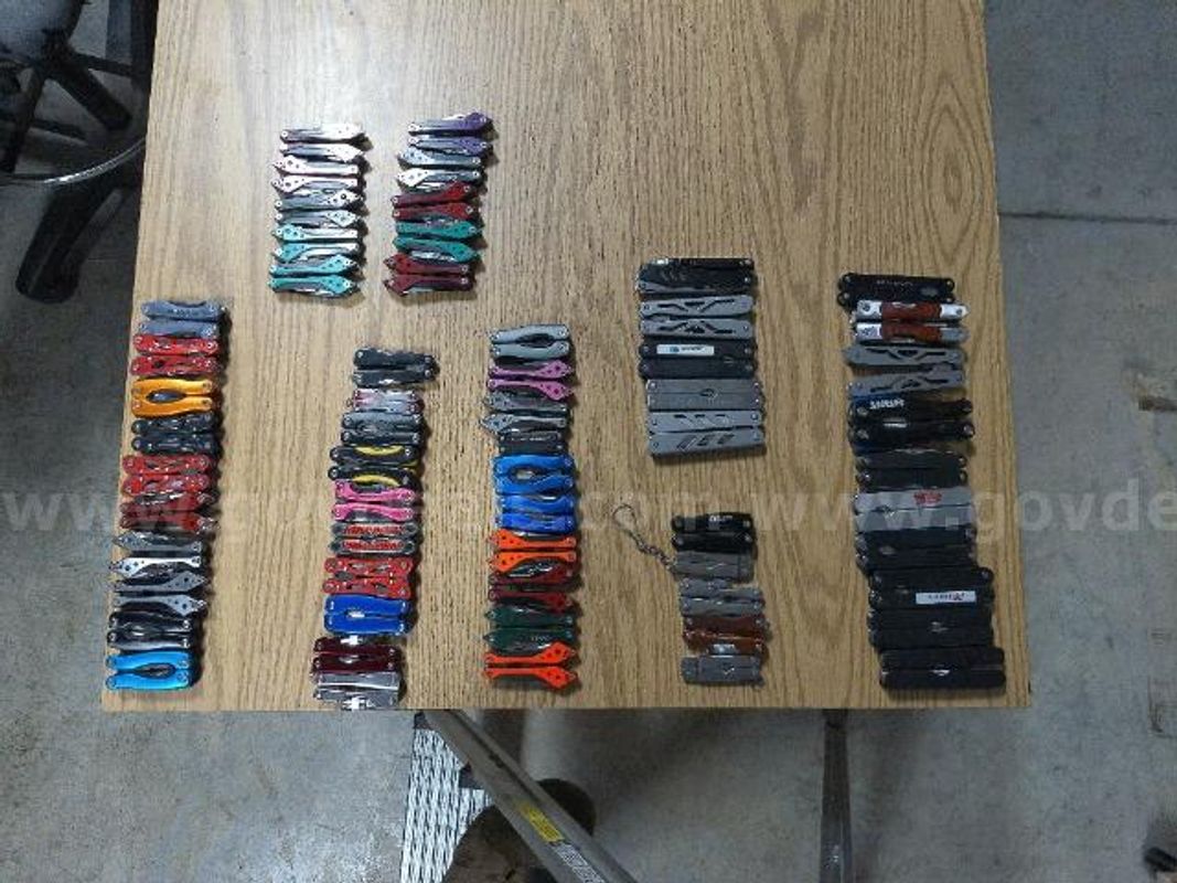 Lot of approximately 60 multi-tools in various condition.