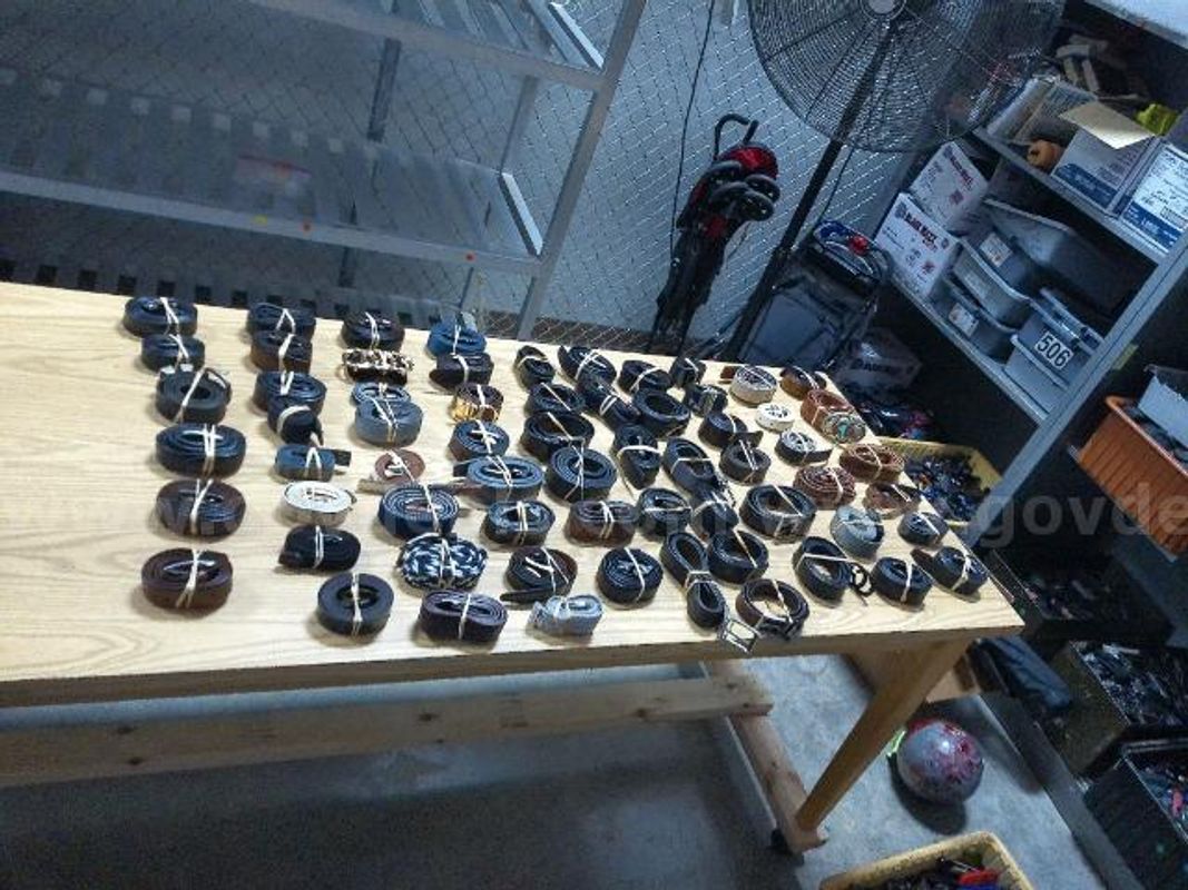 Lot of belts
