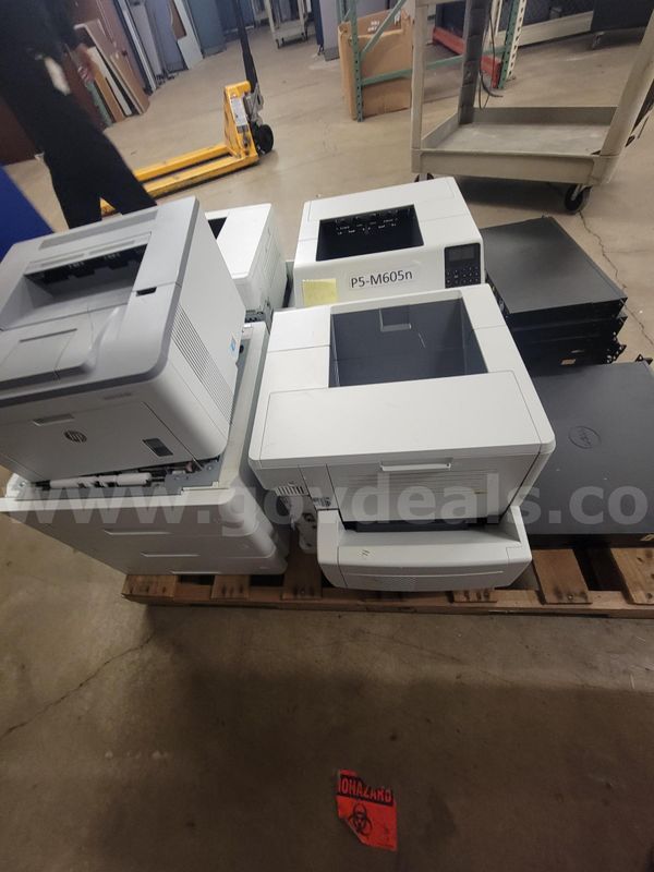 Lot Of 17 Items (Printers, Routers, And Power Supply)