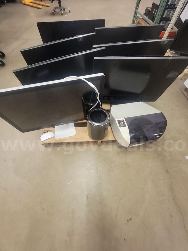 Lot Of 9 (Monitors, Speaker, And Disc Publisher)