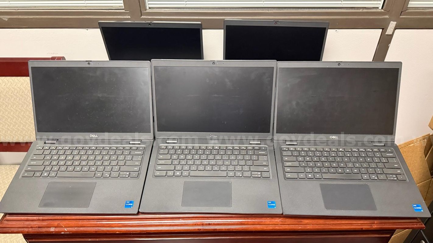 Lot of 5 Dell Latitude 3420 Laptops