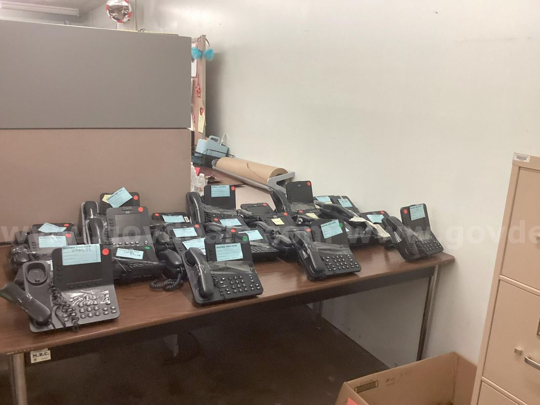Lot of twenty-three (23) identical Cisco 8945 VOIP IP Telephones (power supply not included)