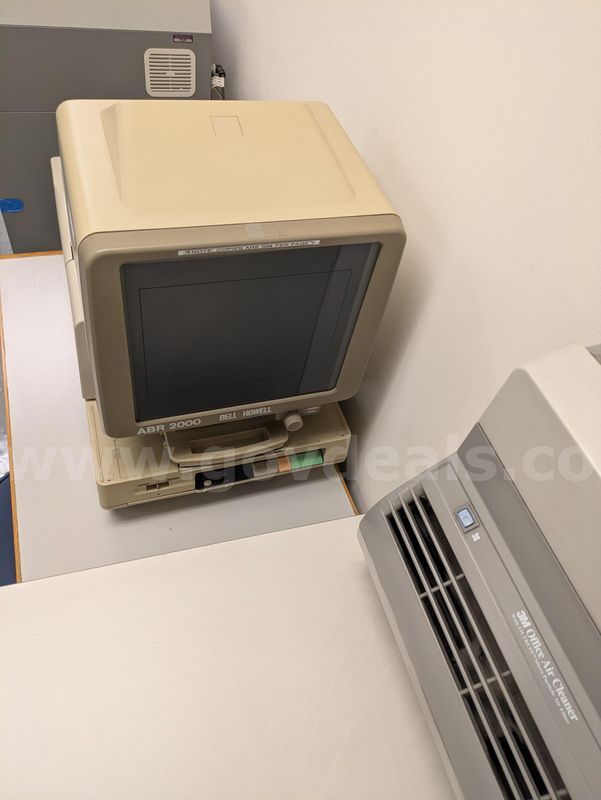 Bell & Howell ABR 2000 Microfiche viewer and printer
