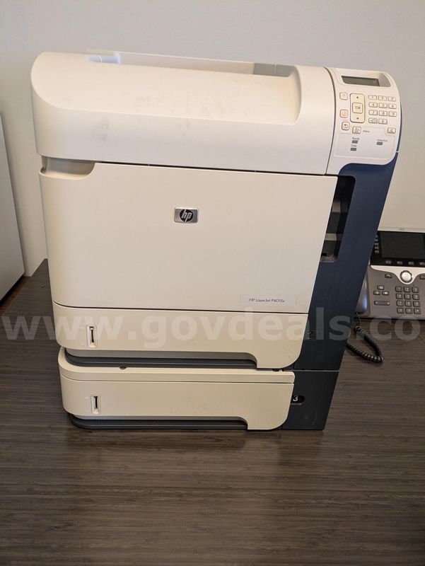 Lot of (4) HP LaserJet 4015 Laser Printers