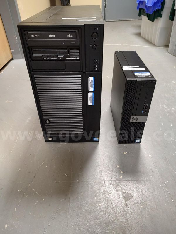 LG WHQL Computer with Internal Tape Drive and a Dell OptiPlex 7070