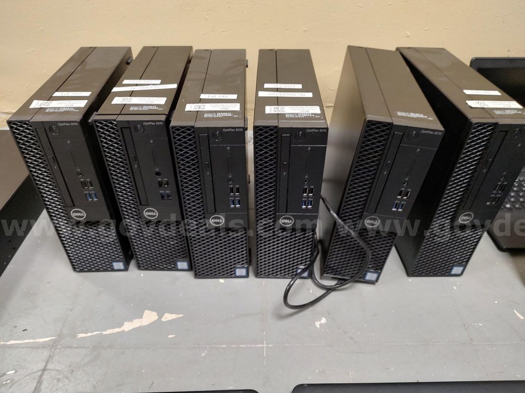 15 Items Total Cisco Router, DELL Latitude Laptops, DELL OptiPlex Desktops, and One Topaz Signature Pad.