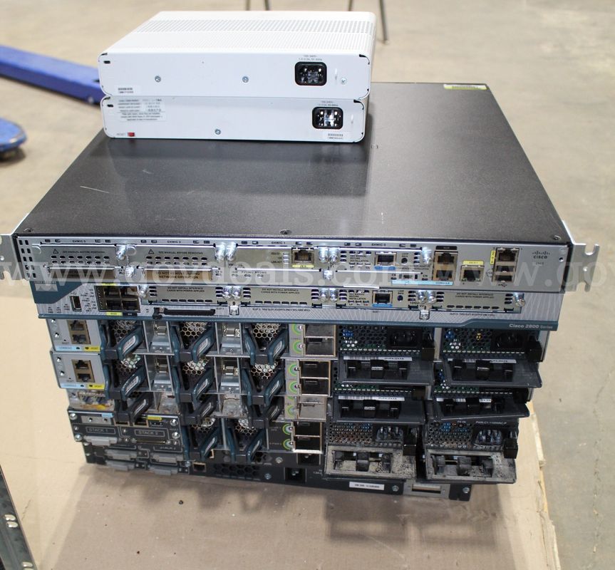 (12 ASSETS) SWITCHS, ROUTERS, POWER SUPPLY