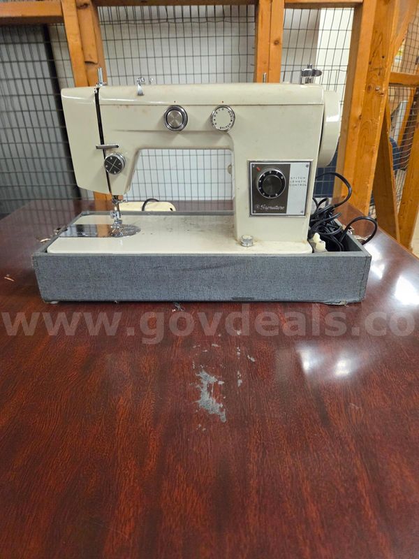 Vintage Montgomery Ward Signature Sewing Machine - Formerly located at Pimlico