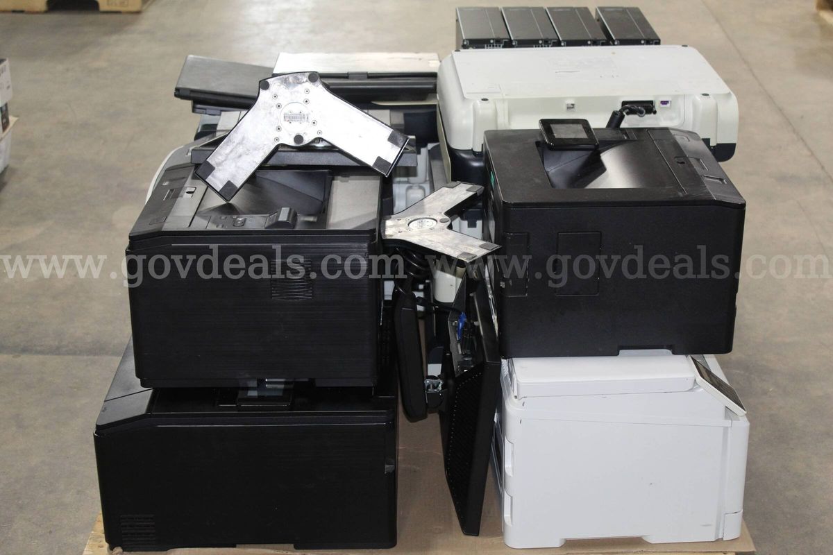 (25 ASSETS) PRINTERS, SCANNERS, MONITORS, LAPTOPS, DESKTOPS