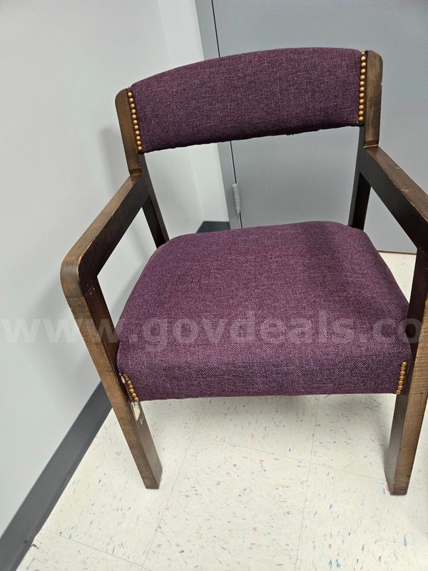 4 Chairs: 2 Light Pink and 2 Purple Chairs