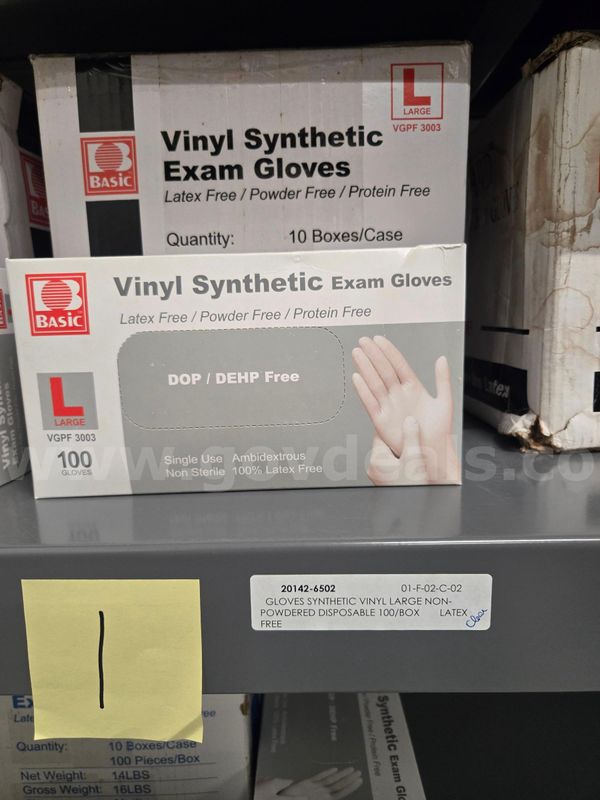 SYNTHETIC VINYL GLOVE, HOODED ASBESTOS, TYVEK COVERALL, AND 9" LENGTH 3/4" NAP