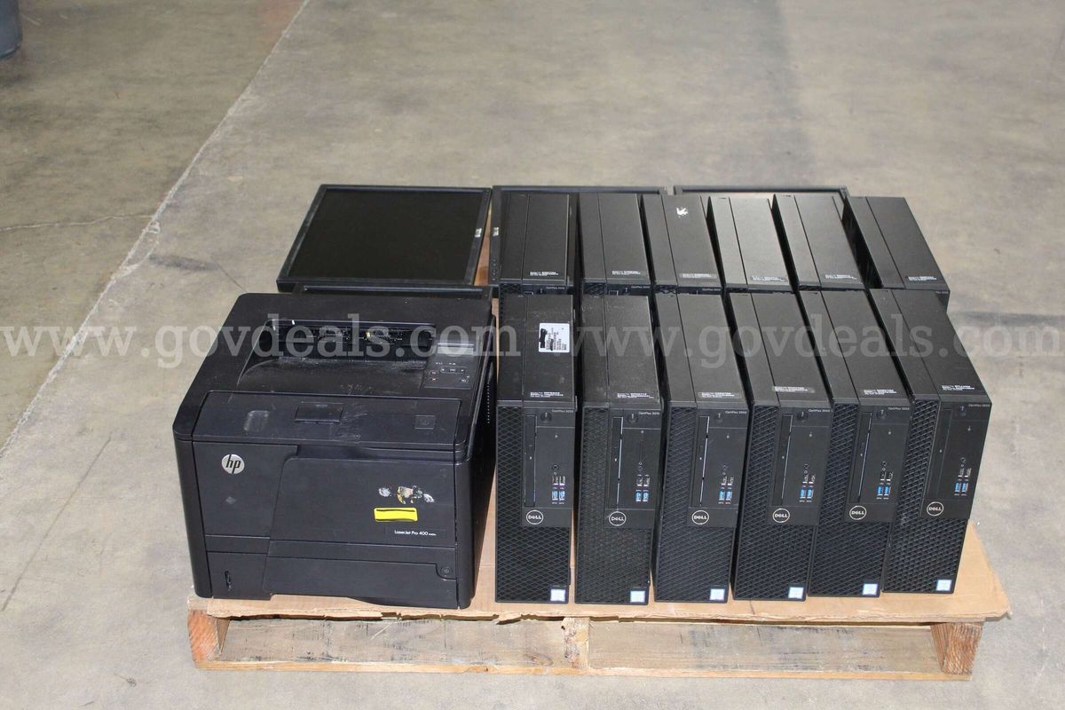(17 ASSETS) DESKTOPS, PRINTER, MONITORS