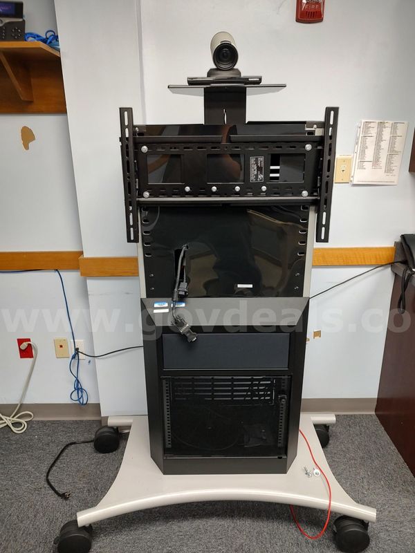 Broken Telepsychiatry Box with a Cart
