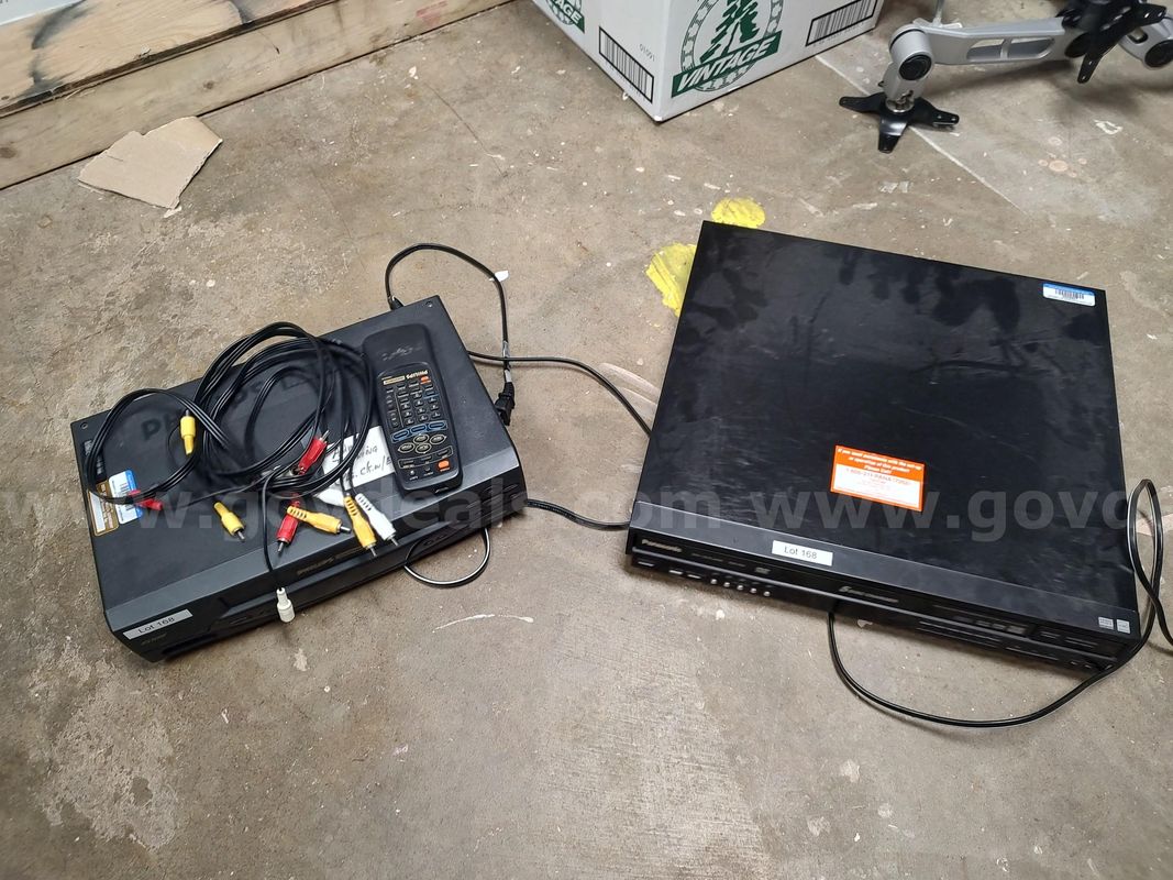 VCR and DVD Player