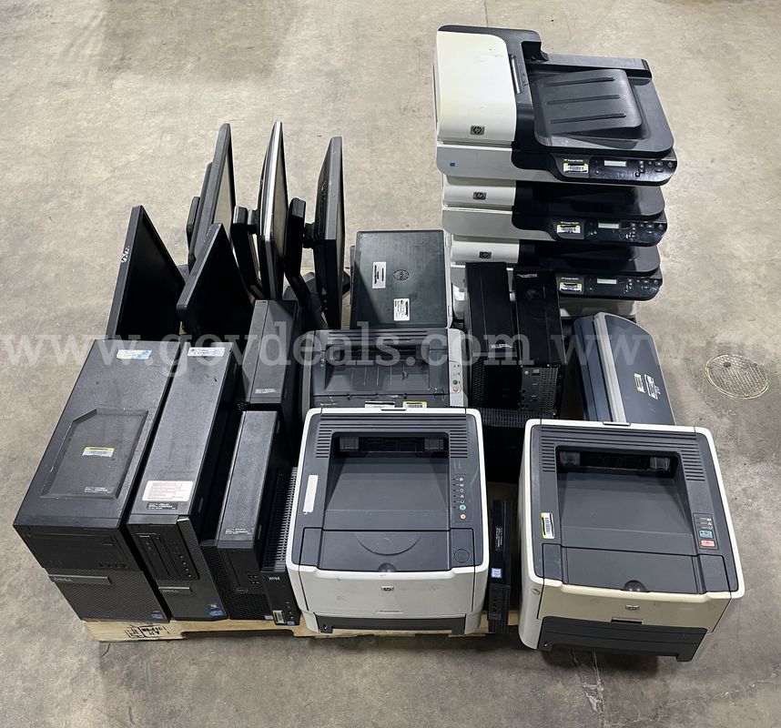 (25 ASSETS) DESKTOPS, LAPTOPS, SCANNERS, PRINTERS, MONITORS