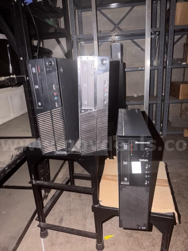 9 ASSORTED COMPUTER EQUIP. (CPU, SCANNER, MONITORS)
