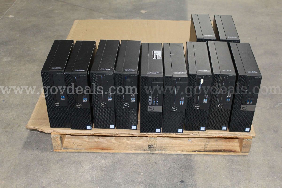 (25 ASSETS) DESKTOPS, MONITORS, SIGNATURE PADS, LIVESCAN, SCANNERS, PRINTERS