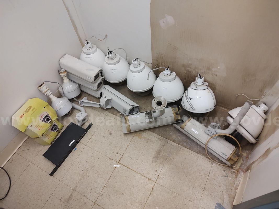16 Surveillance Cameras and (1) Switch