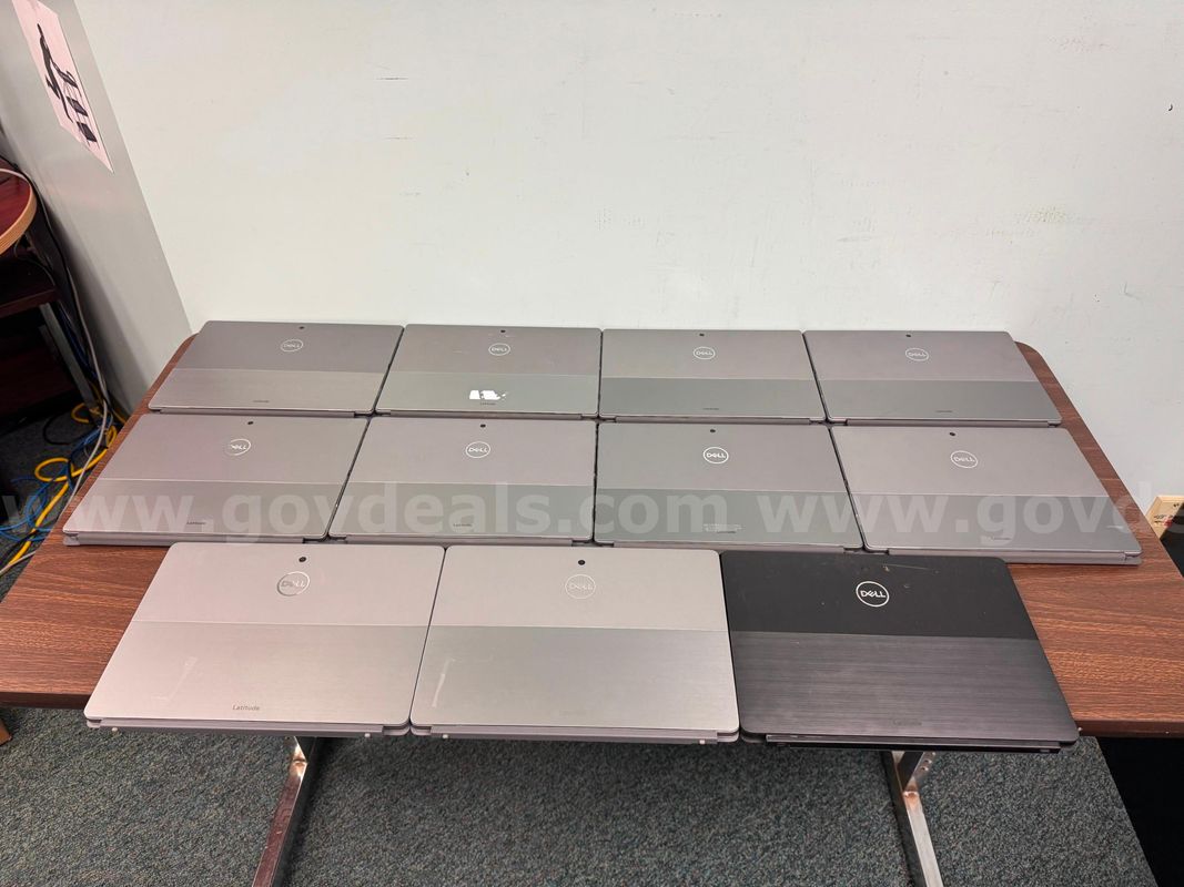 Lot of Dell Latitude Tablets: 11 Items