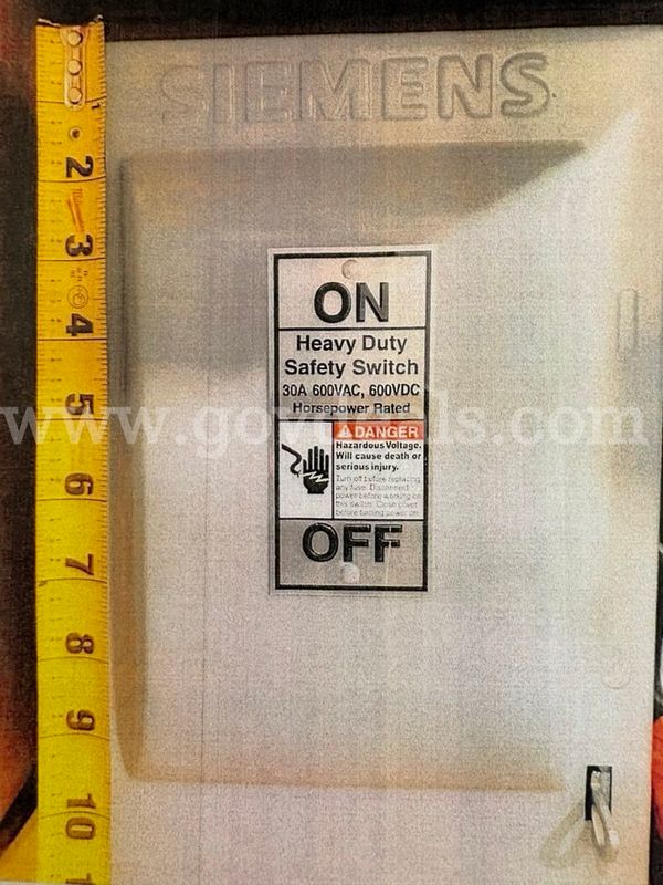 Siemens HNF 261/262 Heavy Duty Safety Switch