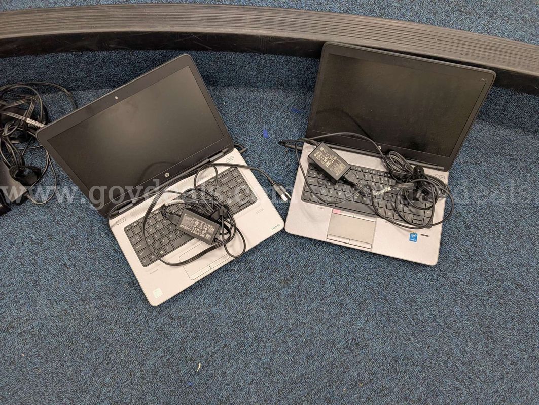Lot of 1 Used HP ProBook 640 G1 and 1 Used HP ProBook 640 G2 Laptop Computer