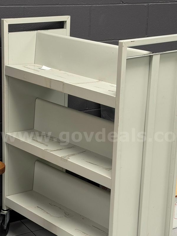 Bookshelf, document camera, keyboard covers, book carts