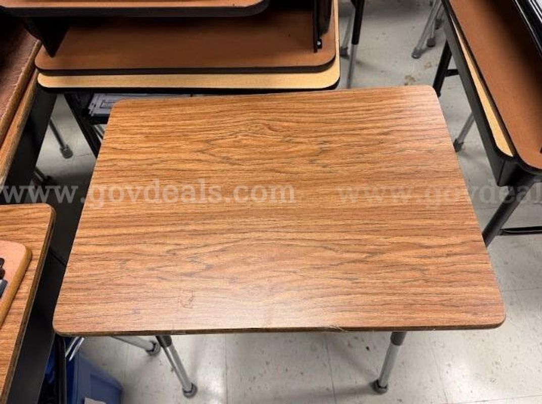 Table, computer desk, elementary student desks