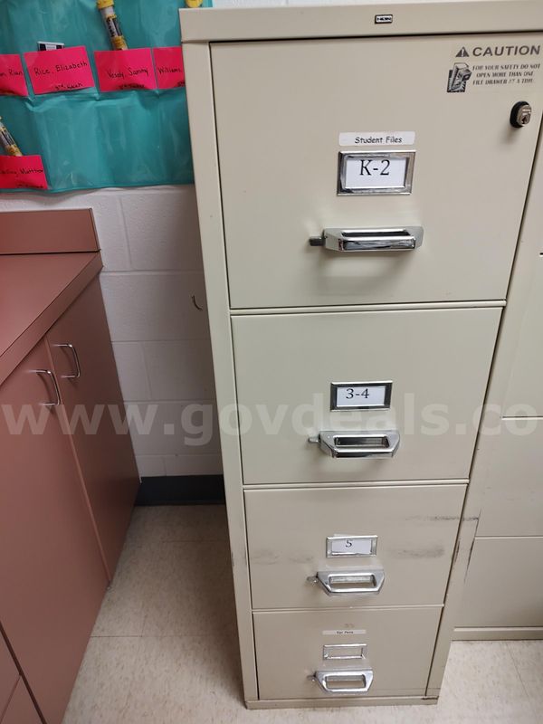 1 Fire King file cabinet