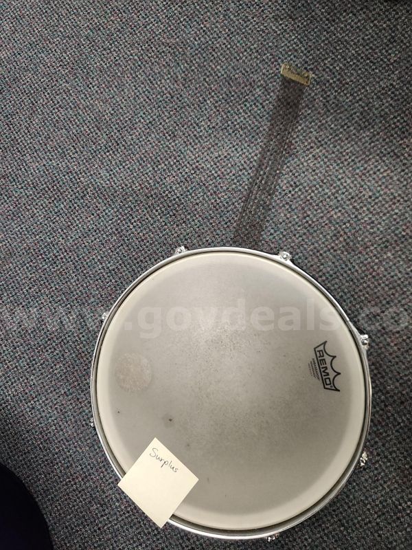 Drum, drum stand, CD player, and more