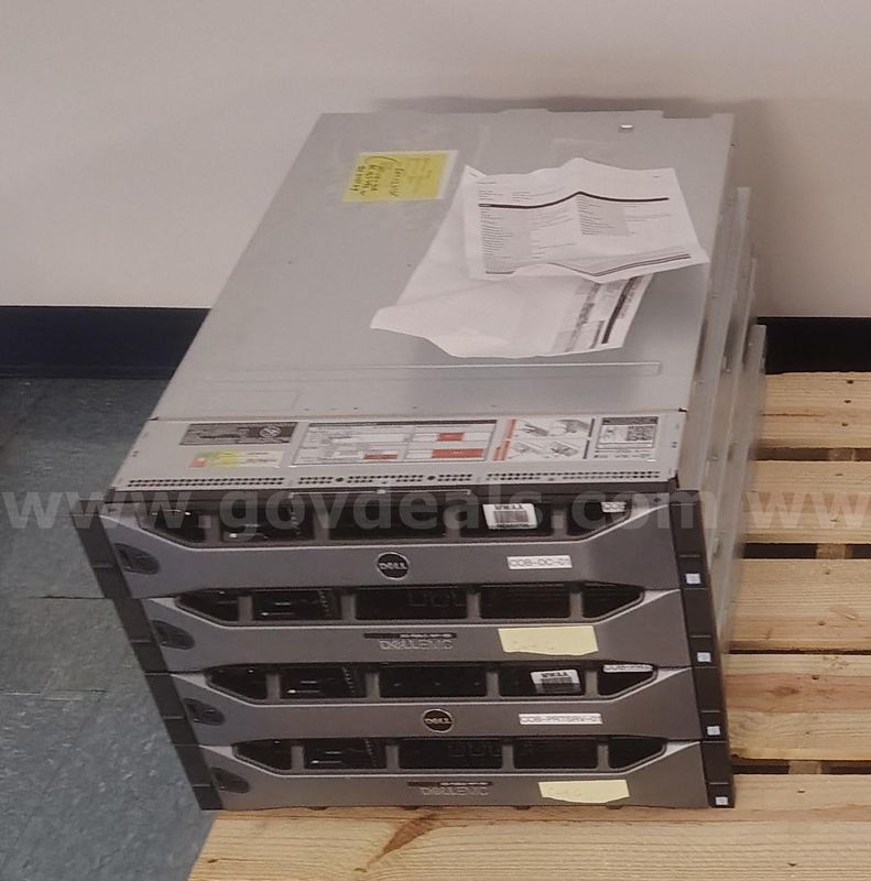 4 Used Dell Server Racks PowerEdge R730