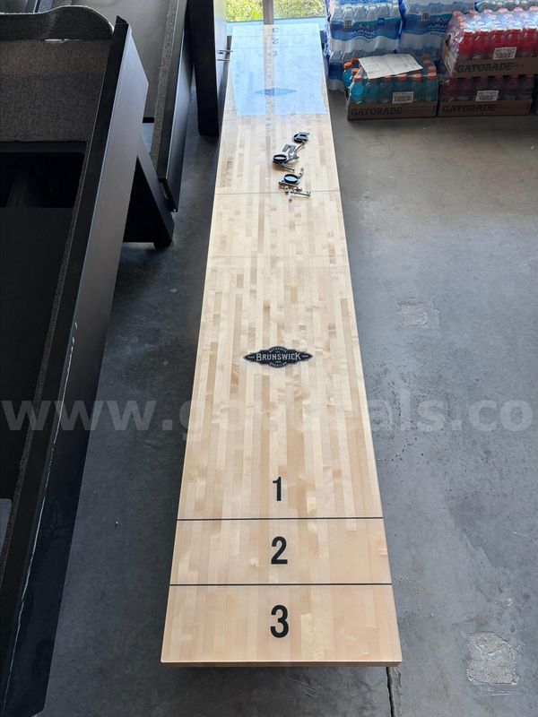 BRUNSWICK DELRAY SHUFFLEBOARD TABLE 12'