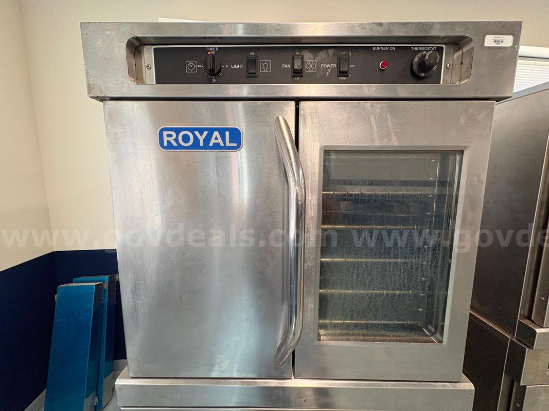 Used Double Stacked Royal Range Electric Convection Oven