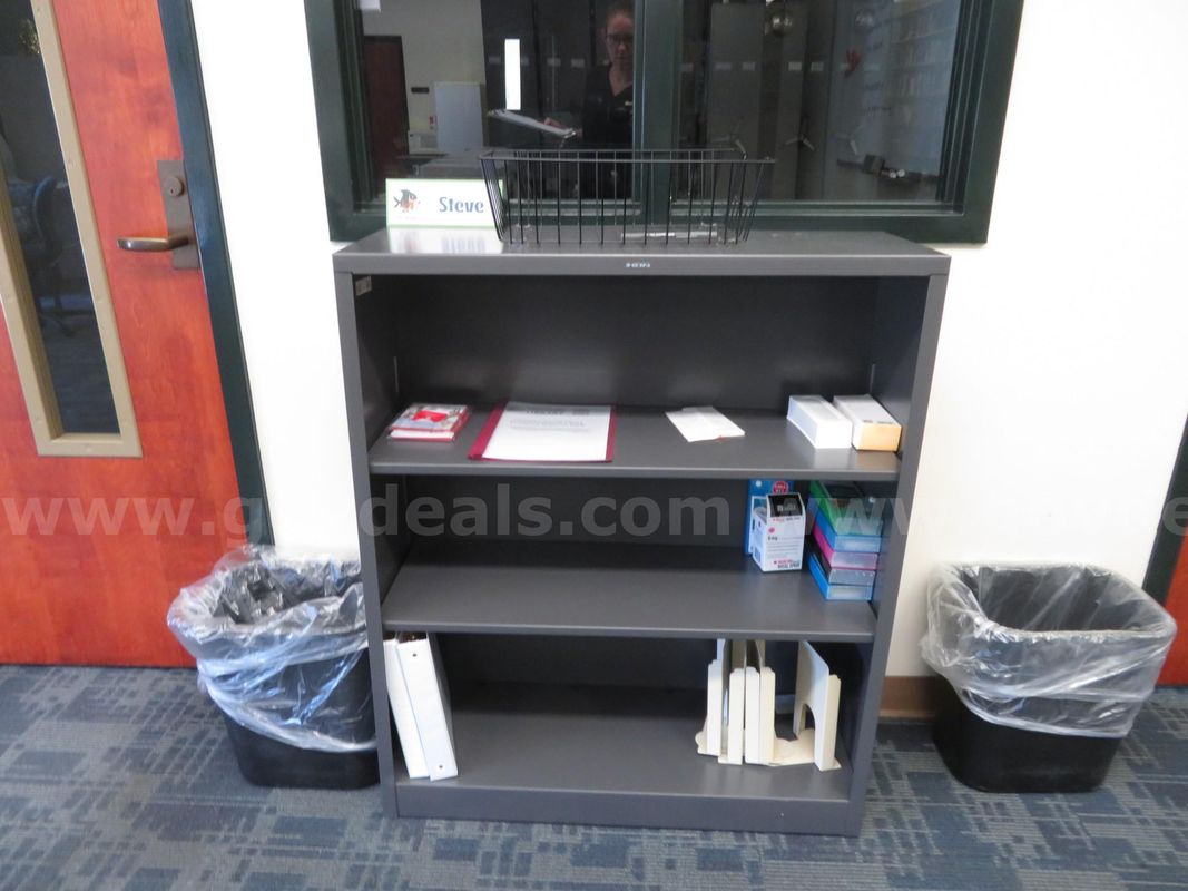 HON metal bookcase