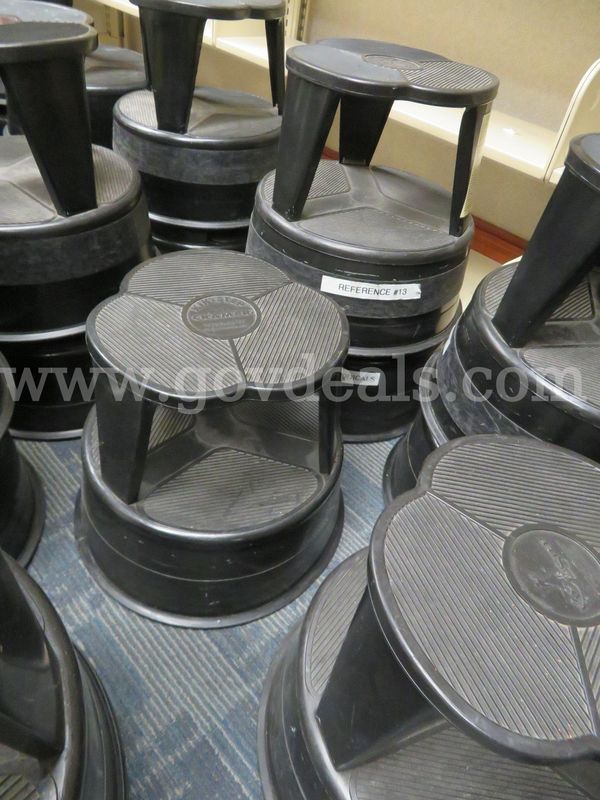 Lot of 40 Wheeled Step Stools