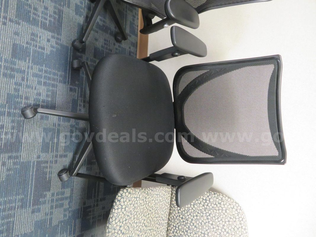 Black Task Chair, Mesh Back