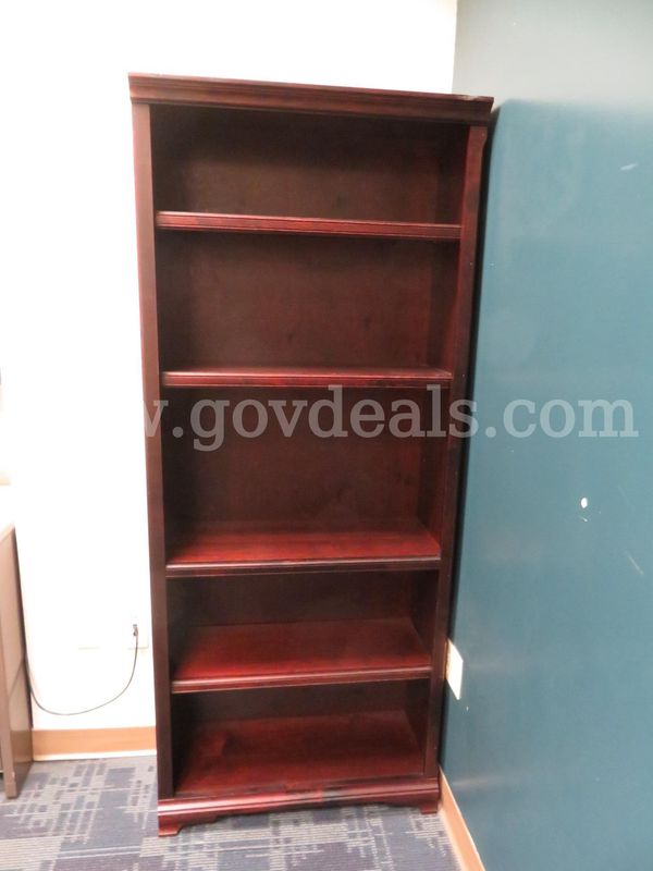 Tall Wood Bookcase