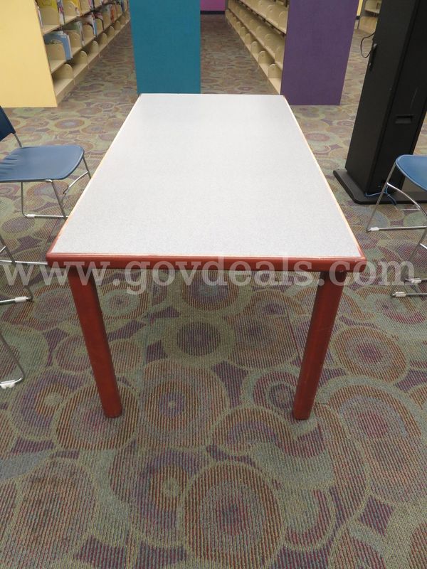 Lot of 5 Laminate Tables, 30x60"