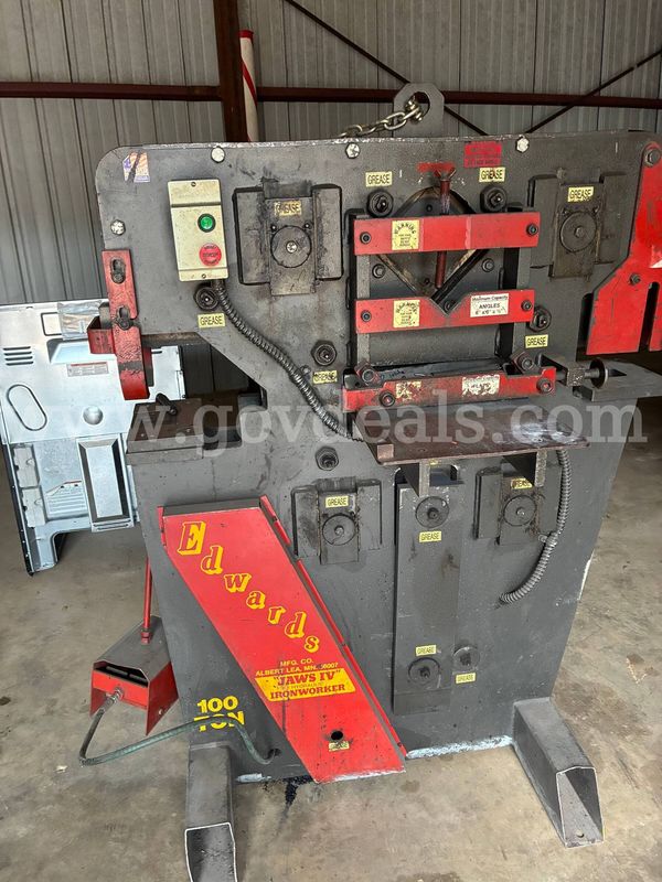 Edwards Iron worker 100 ton JAWS IV