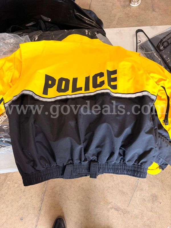 Yellow and Black light weight jackets/some with zip in linings